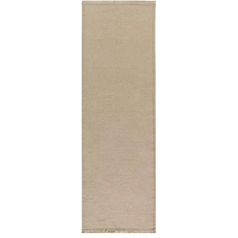 Nourison Washable Jute 2' x 6' Natural Runner Indoor Non-Slip Flatweave Rug- NWT